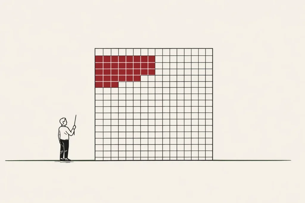Illustration av tallyräknare som visualiserar bonusens omsättningskrav på casino utan svensk licens
