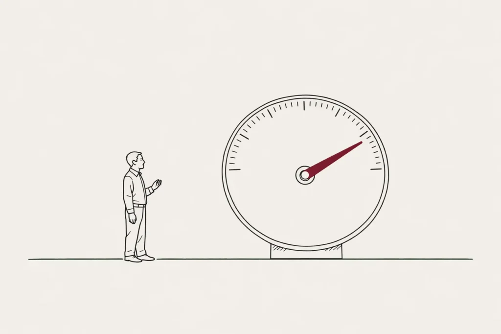 Illustration av RTP-mätare för slots på casino utan svensk licens